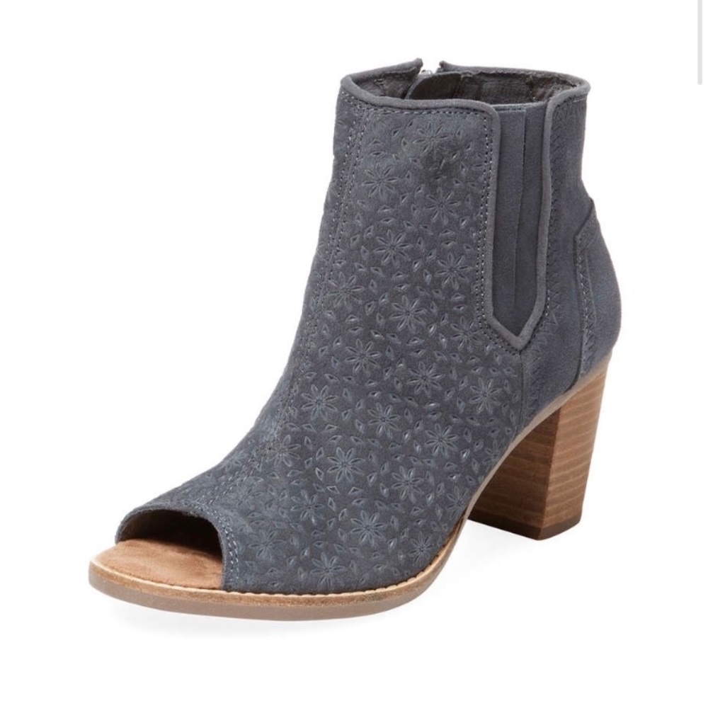 TOMS Majorca Peep-Toe Bootie